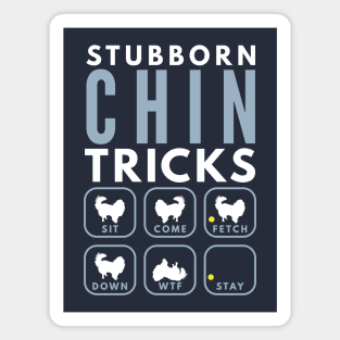 Stubborn Japanese Chin Tricks - Dog Training Magnet